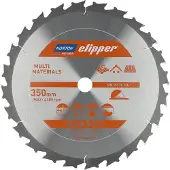Norton Multi-Materials - Afkortzaagblad - 350mm - 24 tanden - Voor Tafelzagen