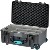 Hprc 2550W wheeled met Second Skin gravel grey/blue bassano