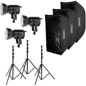 Godox VL150 LED Videolamp Trio kit