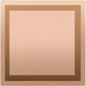Guido Gusto Mat rose goud RVS Inbouwnis 30x30x7cm - Inbouwnis badkamer en Douche