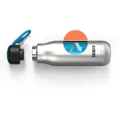 Zoku Hydration 500ml zilveren drinkbeker