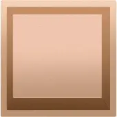 Guido Gusto Mat rose goud RVS Inbouwnis 30x30x10cm - Inbouwnis badkamer en Douche
