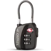 Osprey TSA Cable Lock Slot Black O/S