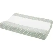 Meyco Baby Little Dots aankleedkussenhoes - forest green - 50x70cm