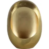 Countryfield Waxinelichthouder Eggy Goud 9,5 X 17 X 23 Cm