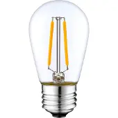 LumenXL Dimbare 2 watt filament lamp van glas, 2200K: 15 of 25 pack