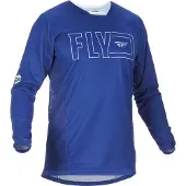 FLY Racing Kinetic Fuel Blauw Wit Jersey Maat XL