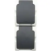 Nobrand Nova Wandcontactdoos Dubb Ra Spatwaterd Ip44 Ver Opb