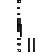Intersteel | Kruk-espagnolet rechts Hoek 90° met stangenset | 2X1245mm | Zwart