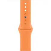 Apple Watch 42/44/45 mm Siliconen Horlogeband Sport Okergeel