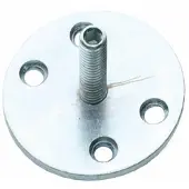 Intersteel metalen onderplaat met vaste M8 pin