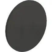 Intersteel Rozet blind rond zelfklevend mat zwart