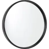 Jax Design Fragix Boston wandspiegel rond - Zwart - Metaal - Ø35cm - Industrieel