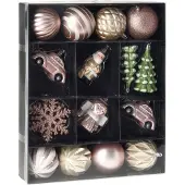 Nampook Xmas Hangdeco Set 20Pcs Pink kerst