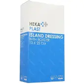Heka Plast Island Dressing with Border 10 x 20 cm | 25 stuks