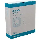 Coloplast Biatain Schuimverband Adhesief 10 x 10 cm (3430) | 10 stuks