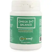 Natural Energy Omega 3+7 Balance | Hersenfunctie, hart, gezichtsvermogen, Oxidatieve Stress 90 St Capsules
