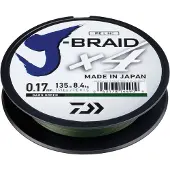 Daiwa J-braid 4 Braided Line 1350 M Groen 0.290 mm