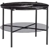 Hubsch Salontafel zwart marmer