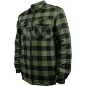 Fladen Forest Shirt Thermal Green/Black 2XL - Visvest