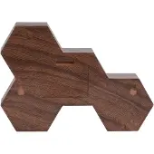 Karlsson Wekker Six In The Mix Black Wood Painted 17,5 x 12 cm
