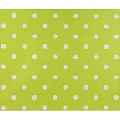 Dutch Wallcoverings Papierbehang stippen - groen/wit