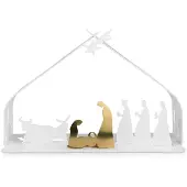 Alessi Kerstdecoratie Bark Crib White
