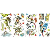 RoomMates muursticker Wonder Woman 91 x 176 cm vinyl 36 delig