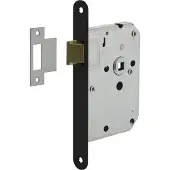 Intersteel Loopslot met zwart gelakte voorplaat 20x175 mm