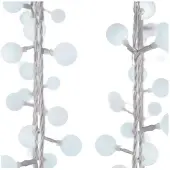 Emos D5AC01, Slinger, Polyvinyl chloride (PVC), Wit, Koel wit, 4 m, Wit