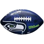 Wilson american football NFL Team Logo junior rubber donkerblauw/zwart