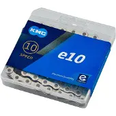 Kmc e10 e-bike-ketting, 122 schakels, zilver