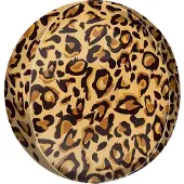 Amscan Folieballon Orb Luipaard - 38 centimeter