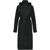 Agu Regenjas Women Trench Coat Long Urban Outdoor Black-M