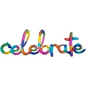 Amscan Folieballon Celebrate Multicolor - 149 cm