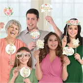 Amscan Photo booth set geboorte baby - 13 stuks