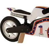 Kiddimoto Superbike - Houten Loopmotor Evel Knievel official