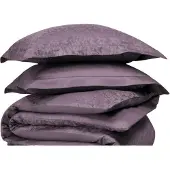 De Witte Lietaer Dekbedovertrek De Witte Lietaer Azalea Black Plum Satijn