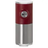 AdHoc peper of zoutmolen Pepnetic magnetisch 11 cm RVS rood