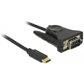 DeLOCK USB 2.0 Adapter [1x USB-C stekker - 1x RS232-stekker] 62964 1.8 m