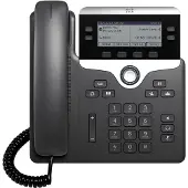 Cisco IP-telefoon van derden, model CP-7821-3PCC-K9: - Ondersteunt SIP, SRTP, en heeft 2 toetsen voor lijnen. - Ondersteunde platforms: Asterisk, Broadsoft, Centile, Metaswitch