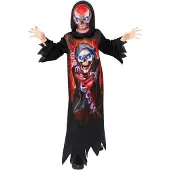 Amscan verkleedpak Gaming Reaper junior polyester zwart/rood