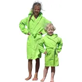 Badrock Kinderbadjas lime 1-2 jaar