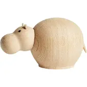 Woud Hibo houten nijlpaard Small
