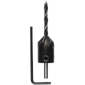 Bosch Prof houtspiraalboor 4mm met verzinkboor 1st