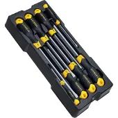 Stanley handgereedschap Transmodule Cushiongrip Schroevendraaiers 8-delig - STMT1-74181 - STMT1-74181