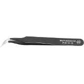 Wiha 32335 Precisiepincet 7a Spits, gebogen, rond, fijn 130 mm