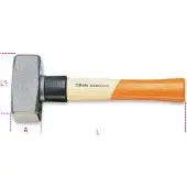 Beta Mokers met veiligheidshuls houten steel 1380S 800 - 013800400