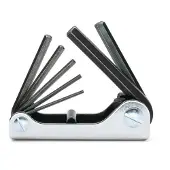 Beta 7-delige set haakse inbussleutels gebruneerd (art. 96N) 96N/G7A - 000960643
