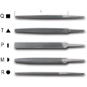 Beta Platte halfzoete vijlen, zonder handgreep 1718A8/P - 017180035